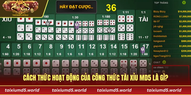 Công thức tài xỉu MD5 là gì?