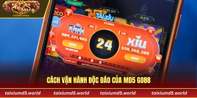 Cách vận hành độc đáo của MD5 GO88